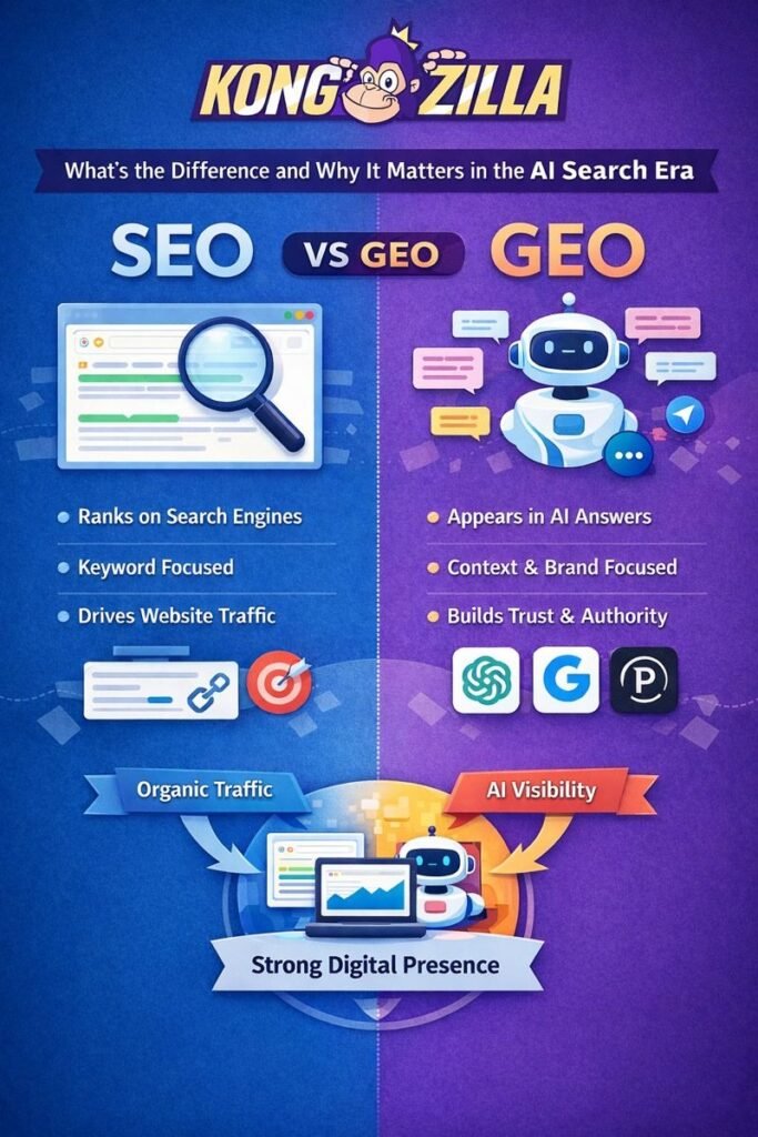 SEO and GEO Differences